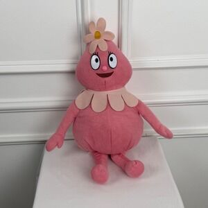 Yo Gabba Gabba Foofa Pink Plush Backpack Toddler Kids Character Bag
